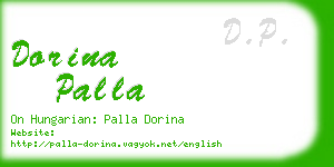 dorina palla business card